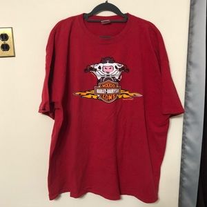 Red Harley Davidson T-shirt